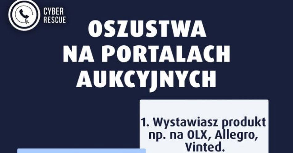 zdjęcie: Przypominamy i apelujemy, że oszuści wykorzystują OLX, WhatsApp czy Vinted! / fot. KPP w Świdwinie