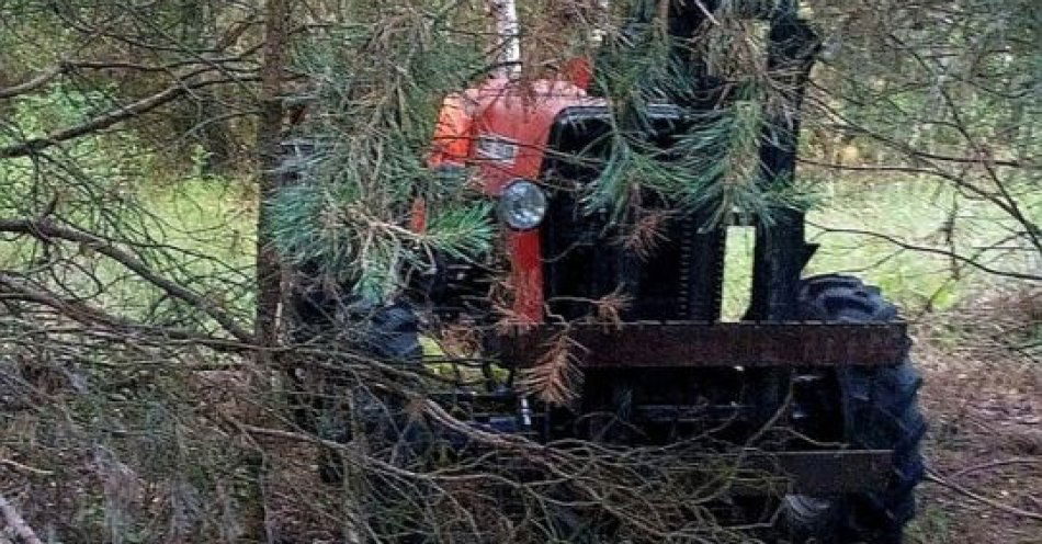 zdjęcie: Ukradł ciągnik z posesji, na której wynajmował domek / fot. KPP Opole Lubelskie