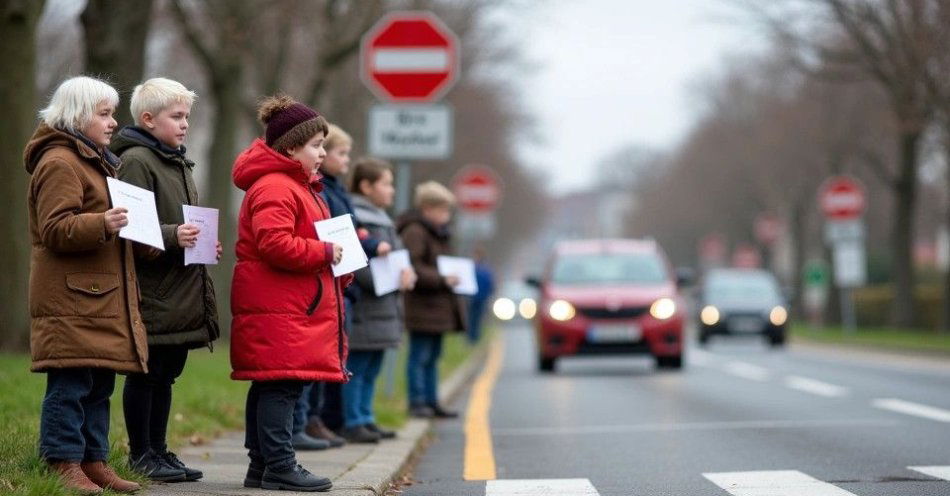 zdjęcie: Uczniowie nagradzali kierowców dyplomami super kierowcy / TM/ przykładowa ilustracja