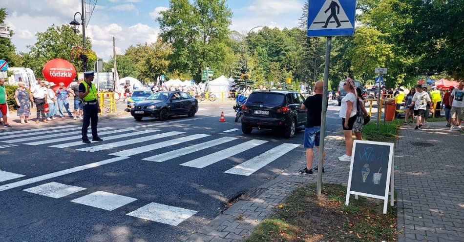 zdjęcie: Dożynki Województwa Łódzkiego - Spała 2024 z policyjnym akcentem / fot. KPP w Tomaszowie Mazowieckim