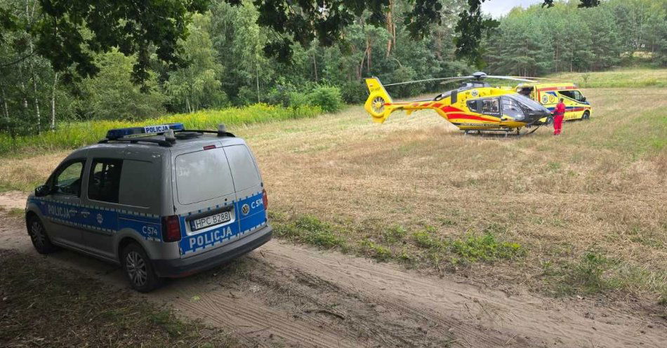 zdjęcie: Groźne zdarzenie drogowe z udziałem motocyklisty / fot. KPP w Golubiu-Dobrzyniu