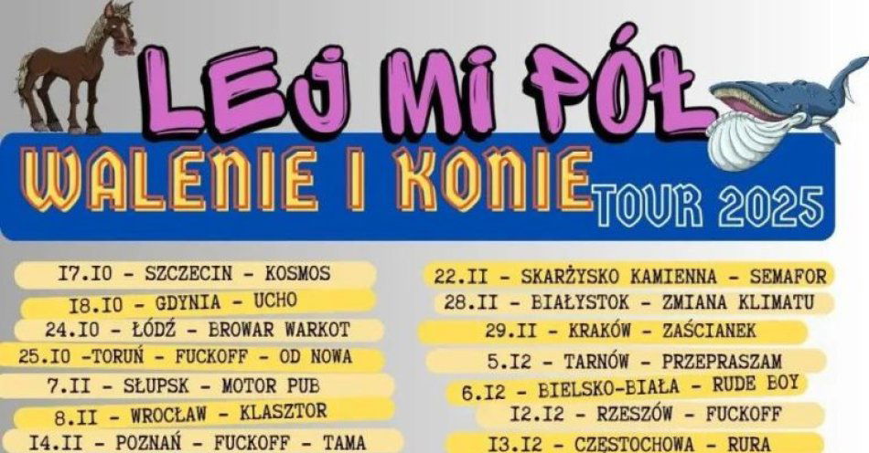zdjęcie: Walenie i konie - Tour 2025 / kupbilecik24.pl / Walenie i konie - Tour 2025