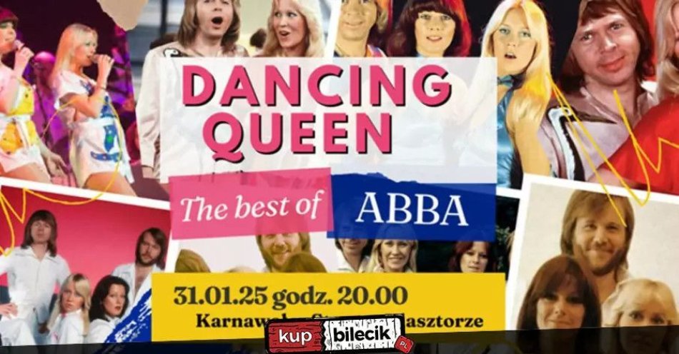 zdjęcie: Dancing Queen - karnawałowy koncert The best of ABBA w Starym Klasztorze! / kupbilecik24.pl / Dancing Queen - karnawałowy koncert