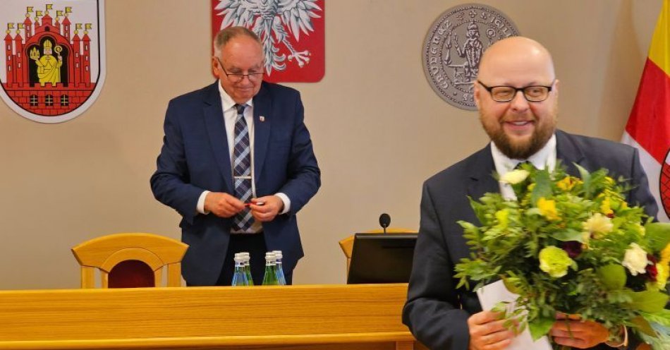 zdjęcie: Radni i Prezydent zaprzysiężeni. Wybrano Przewodniczącego Rady / fot. UM Grudziądz