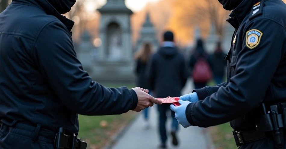 zdjęcie: Jaworzno: policja rozdaje odblaski i pilnuje porządku przy cmentarzach / TM/ przykładowa ilustracja