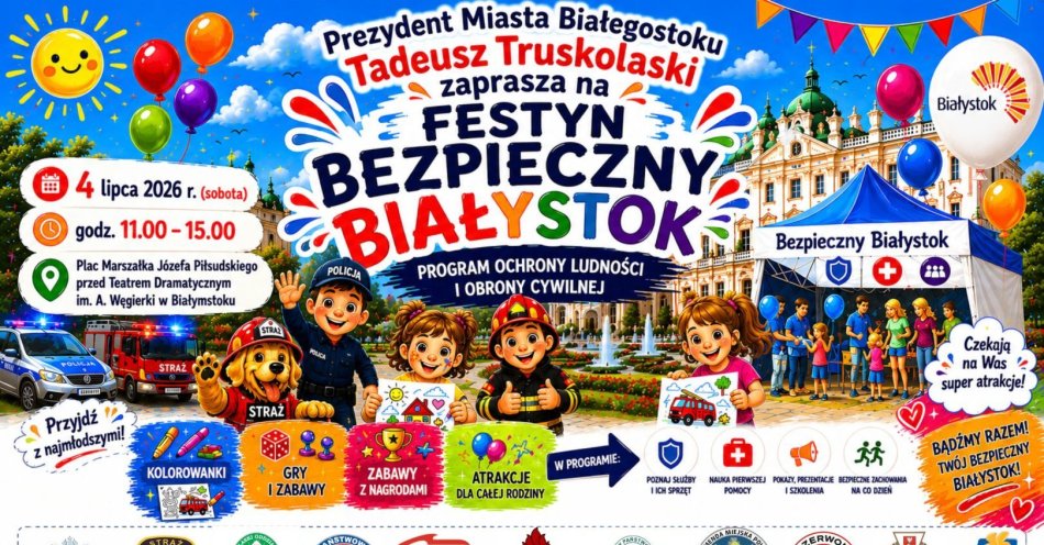 zdjęcie: Festyn edukacyjny Bezpieczny Białystok / fot. nadesłane