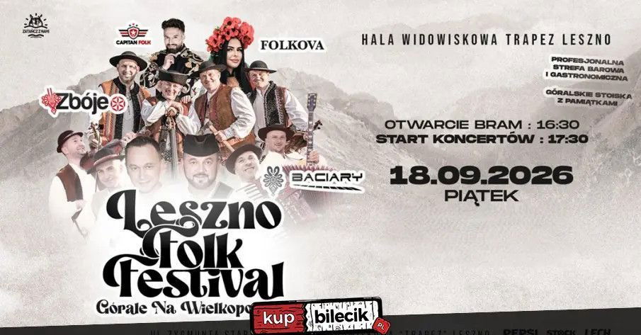 zdjęcie: Leszno Folk Festival - Górale w Wielkopolsce / kupbilecik24.pl / Leszno Folk Festival - Górale w Wielkopolsce