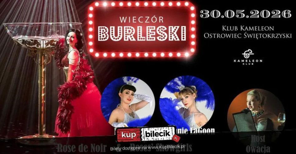 zdjęcie: Burleska by Rose de Noir w klubie Kameleon / kupbilecik24.pl / Burleska by Rose de Noir w klubie Kameleon