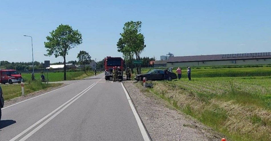 zdjęcie: Groźna kolizja w Krasnosielcu / fot. KPP w Makowie Mazowieckim