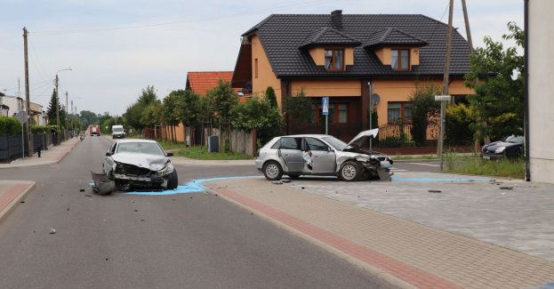 Zderzenie aut w Piotrkowie Kujawskim