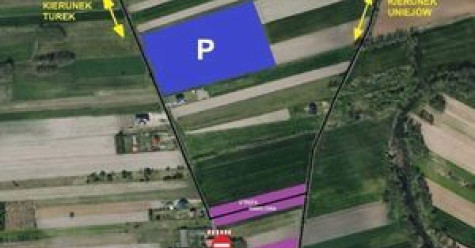 zdjęcie: Organizacja ruchu w Spycimierzu podczas uroczystości Bożego Ciała / fot. KPP w Poddębicach
