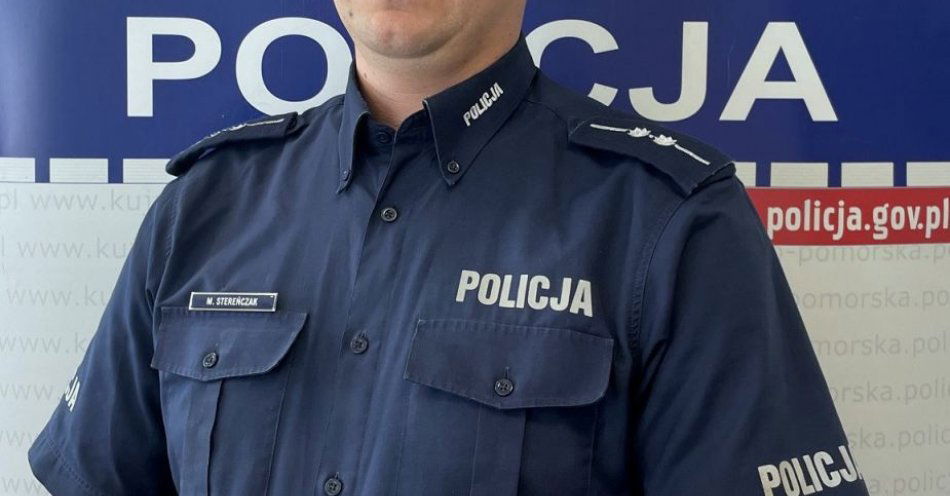 zdjęcie: Sylwetki dzielnicowych z gminy Sadki w #SuperDzielnicowy2026 / fot. KPP w Nakle nad Notecią asp. Mateusz Stereńczak