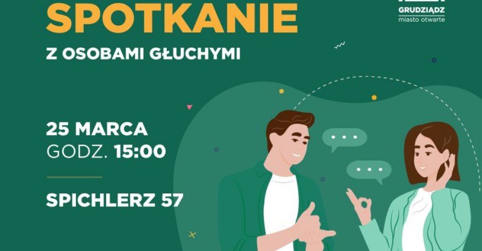 zdjęcie: Spotkanie z osobami głuchymi / fot. UM Grudziądz