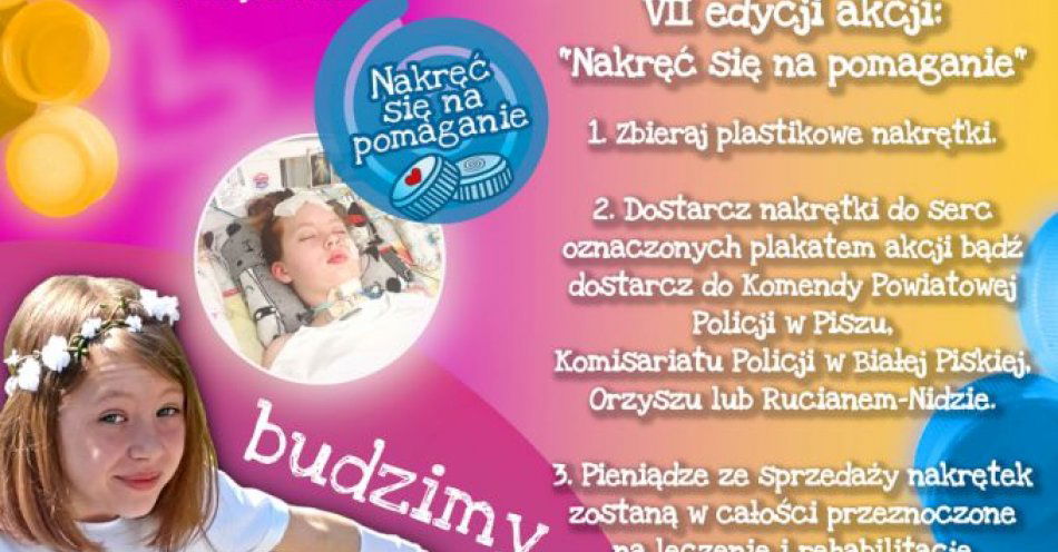 zdjęcie: Budzimy się dla Małgosi. To już ostatni dzwonek! / fot. KPP w Piszu