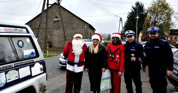 Moto Mikołaje odwiedzili przedszkolaki w Wolborzu