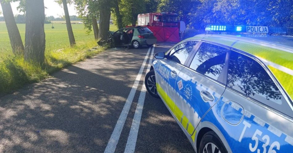 zdjęcie: Tragiczny wypadek drogowy na trasie Kętrzyn-Barciany / fot. KPP w Kętrzynie
