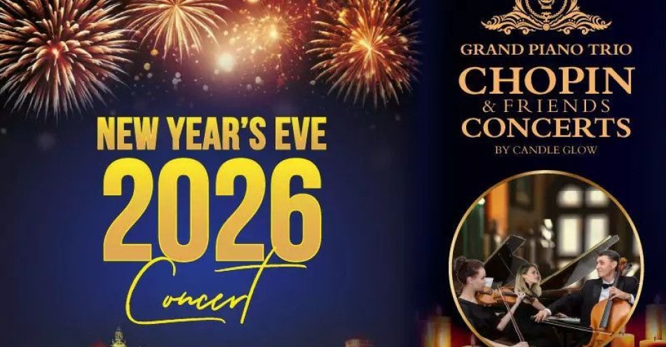 zdjęcie: Grand Piano Trio Chopin & Friends Concert on New Year's Eve / kupbilecik24.pl / Grand Piano Trio Chopin & Friends Concert on New Year\'s Eve