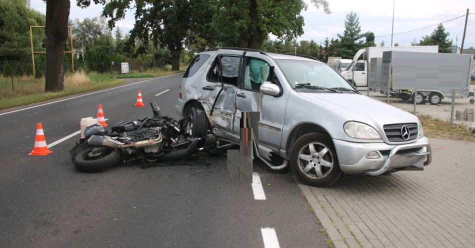 zdjęcie: Wypadek w Borkowie / fot. KPP Inowrocław