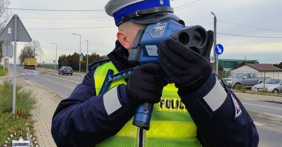 zdjęcie: Wielka akcja STOP Prędkości na drogach Brzegu / fot. KPP Brzeg