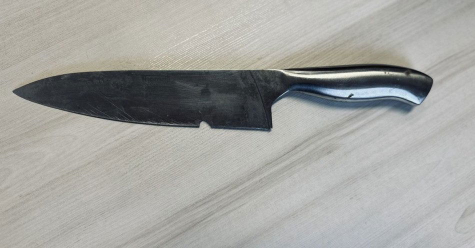 zdjęcie: Mieszkaniec Giby groził sąsiadom nożem i trafił do aresztu / fot. KPP Sejny