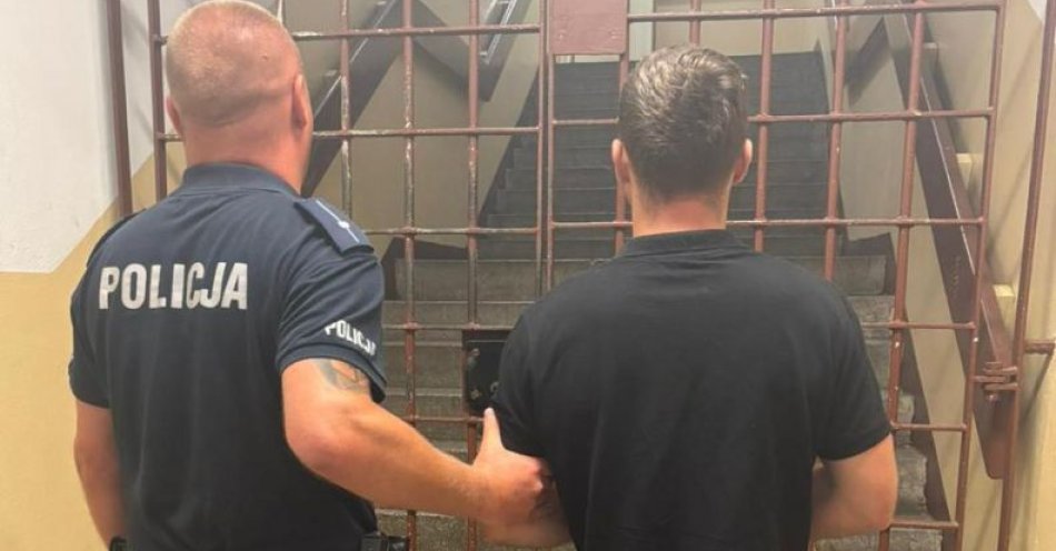 zdjęcie: Sprawca rozboju zatrzymany przez policjantów / fot. KPP w Radziejowie