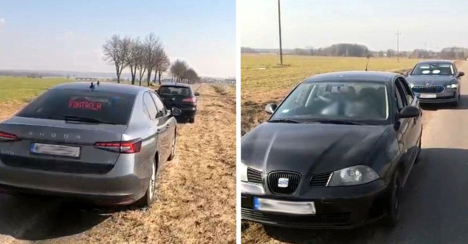 zdjęcie: Nietrzeźwy kierowca zatrzymany w gminie Wieczfnia Kościelna / fot. KPP w Mławie