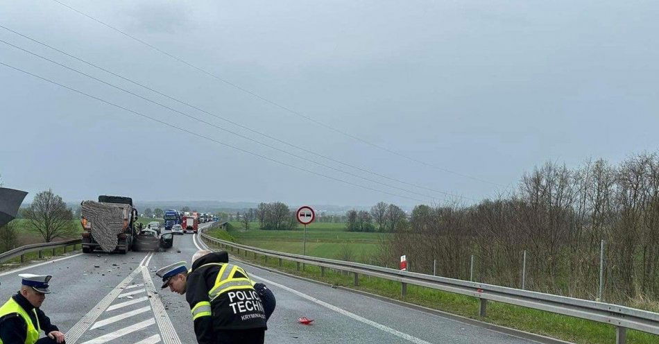 zdjęcie: Czarna seria wypadków / fot. KPP Nysa