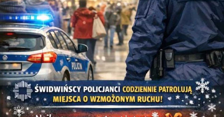 zdjęcie: Uwaga na kradzieże kieszonkowe podczas świątecznych zakupów / fot. KPP w Świdwinie
