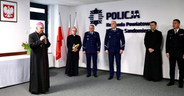 Wielkanocne spotkanie sandomierskich policjantów