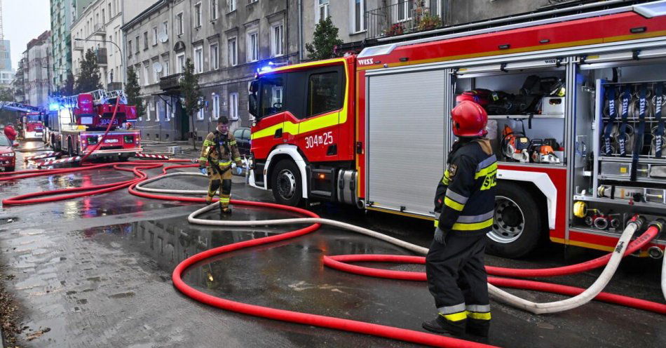 zdjęcie: Pożar w restauracji w centrum, ewakuowano ok. 50 osób / fot. PAP