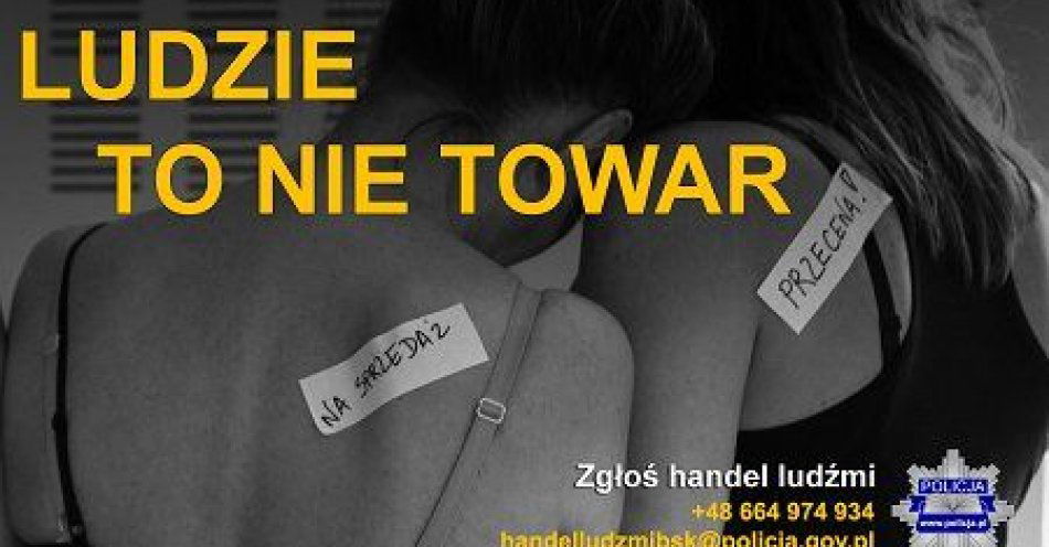 zdjęcie: Handel ludźmi / fot. KPP w Giżycku