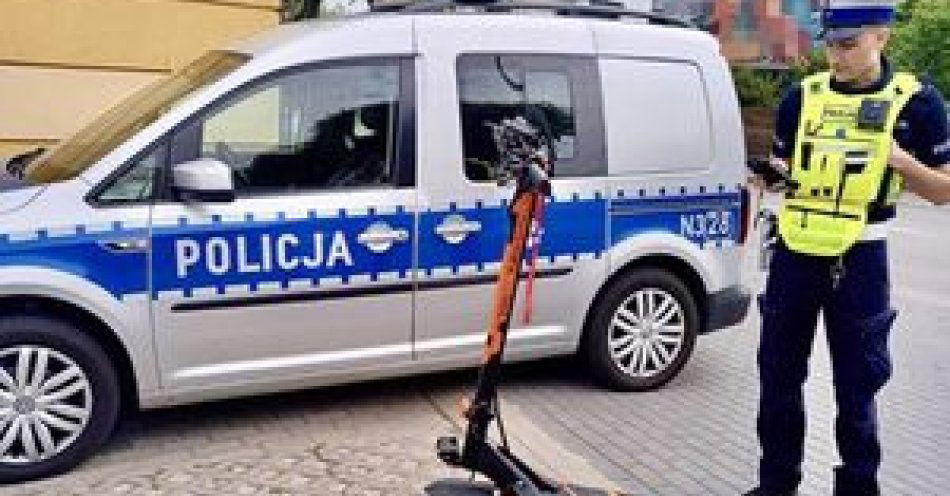 zdjęcie: Hulajnogi elektryczne pod lupą pomorskich policjantów / fot. nadesłane