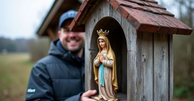 Figurka Matki Boskiej Ciesznowskiej odzyskana w Głogówku