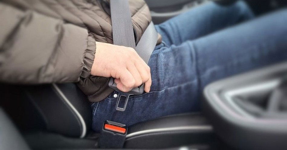 zdjęcie: Prezes nie zapiął pasów bo ma blisko teraz odpowie przed sądem / fot. KPP w Lęborku