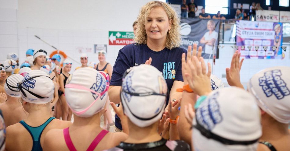 zdjęcie: Otylia Swim Tour wraca po wakacyjnej przerwie. Szkolimy dzieci i szukamy nowej Otylii / fot. Rafał Oleksiewicz