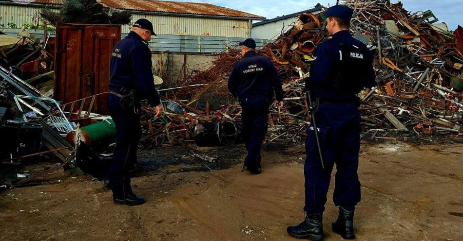 zdjęcie: Szczecineccy policjanci w akcji na torach podczas Rail Action Week / fot. KPP w Szczecinku