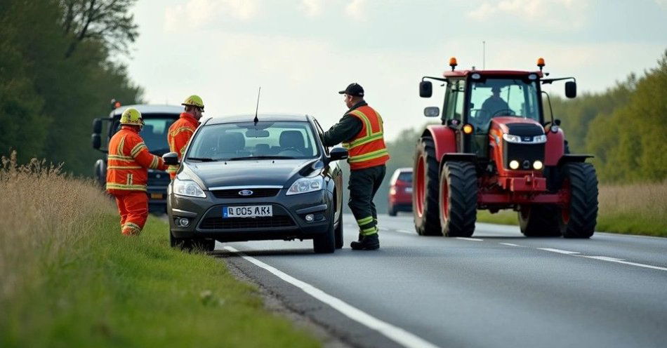 zdjęcie: Przyczepa odłączyła się i uderzyła w samochód w Dominowie / TM/ przykładowa ilustracja