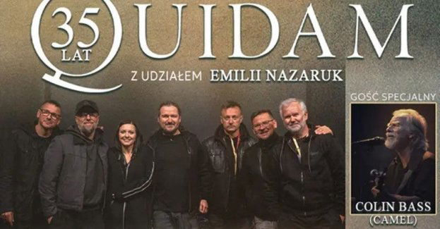 Trasa jubileuszowa - 35 lat Quidam z udziałem Emilii Nazaruk. Gość specjalny Colin Bass (Camel)