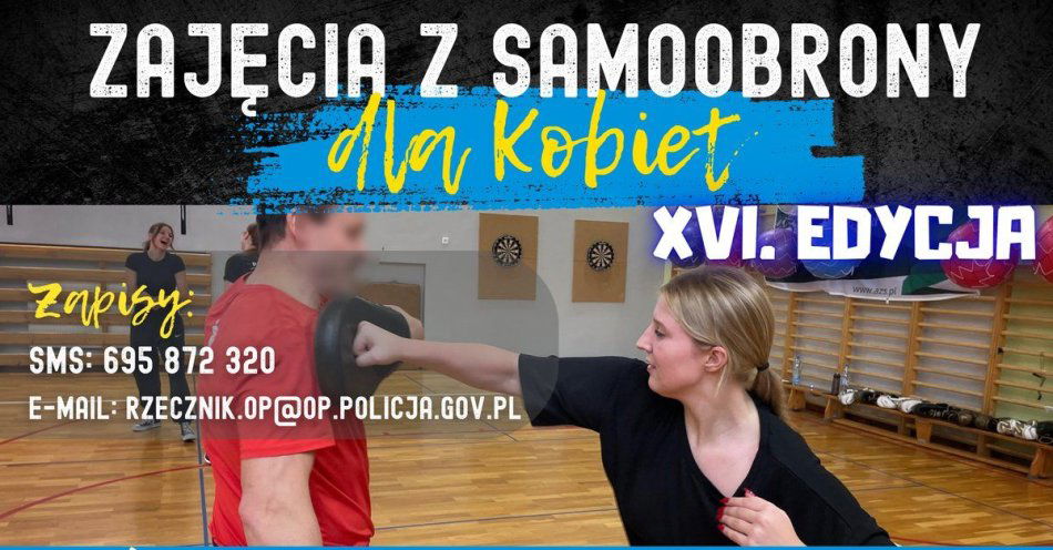 zdjęcie: Ruszają zapisy na XVI. edycję zajęć z samoobrony dla kobiet z policyjnymi instruktorami / fot. KMP Opole