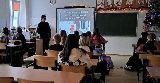 Odpowiedzialni młodzi uczniowie uczą się bezpieczeństwa