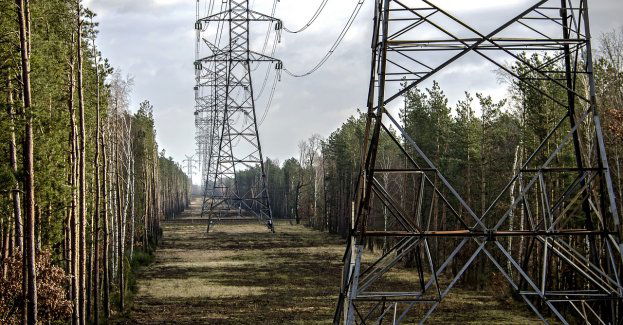 Energa stawia słupy wysokiego napięcia