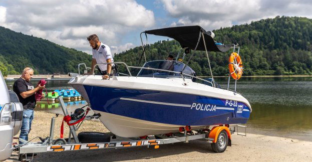 Otwarcie Sezonowego Posterunku Wodnego Policji nad zalewem w Klimkówce