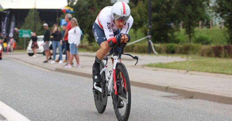 zdjęcie: Tour de Pologne - Kwiatkowski trzeci po czasówce w Katowicach / fot. PAP