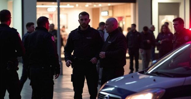 Fajerwerki jako zasłona przy kradzieży w galerii handlowej