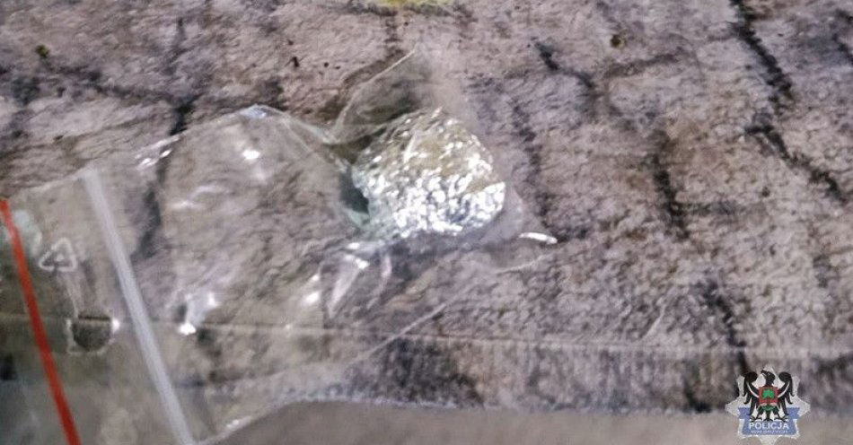 zdjęcie: Narkotyki w Wałbrzychu kobieta z marihuaną mężczyzna z amfetaminą / fot. KMP w Wałbrzychu