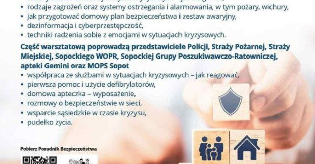 Bezpłatne szkolenia bezpieczeństwa dla mieszkańców Sopotu