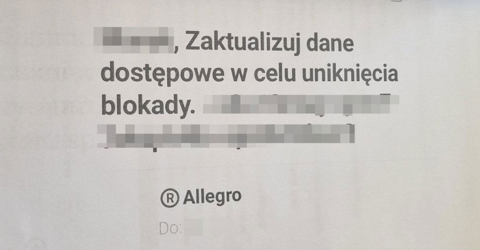 zdjęcie: Po aktualizacji danych w Internecie, stracił blisko 7000 złotych! / fot. KPP Włodawa