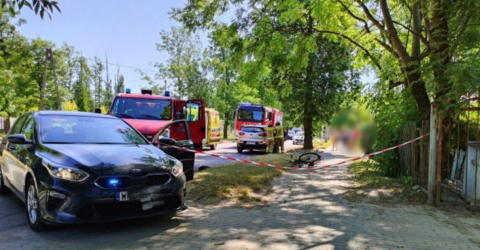 zdjęcie: Tragiczny wypadek na przejściu dla pieszych / fot. KPP w Żuromienie