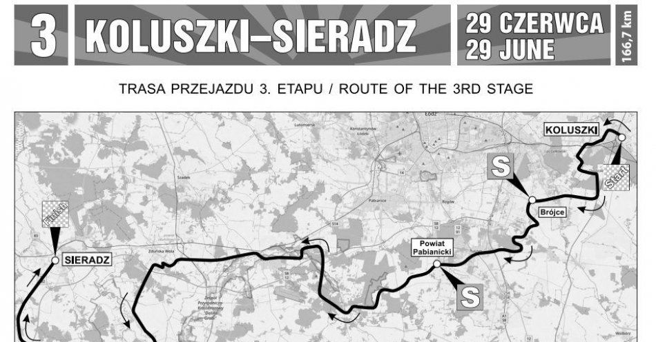zdjęcie: 34. Wyścig Kolarski Solidarności i Olimpijczyków - utrudnienia w ruchu / fot. KPP w Łasku
