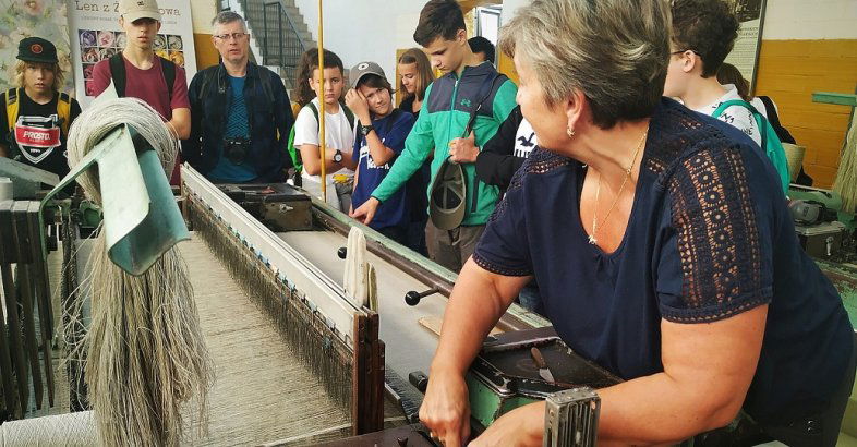 zdjęcie: Projekt „Być jak… mistrz” powraca do Muzeum Lniarstwa / fot. nadesłane